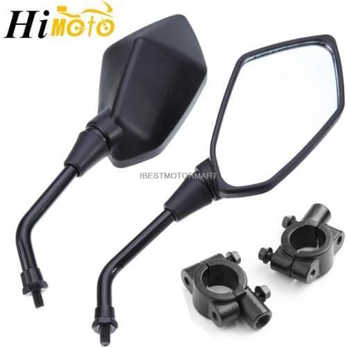 Motorcycle 7/8" 22mm Handlebar Mirror Mount Adapter Rear View Side Mirrors For Honda Kawasaki Harley Cafe Racer Bobber Cruiser