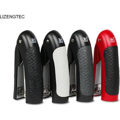 Free Shipping LIZENGTEC Vertical New Design Stapler for Paper Document For School Office Factory Supplies