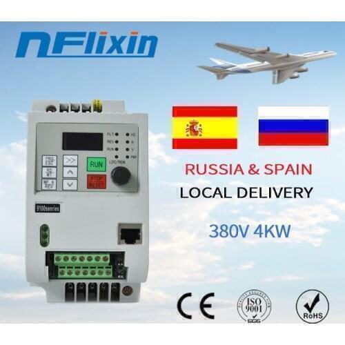 VFD 380 4kw-7.5kw AC Variable Frequency Drive 3 Phase Speed Controller Inverter Motor VFD Inverter