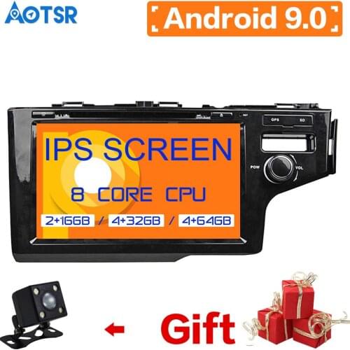 DSP IPS Android 9.0 4GB+64GB Car Navigation DVD Player for Honda Fit 2014 2015 2016 2017 Right Hand Driving autoradio Multimedia