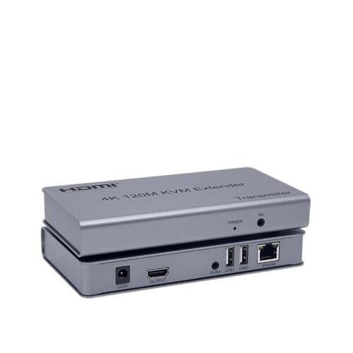 HD 4K 120M KVM HDMI-compatible Extender TX RX Extend @60HZ 1080P Signal 120M By RJ45 CAT5/6/7 Cable Local Loop-out + IR Remote