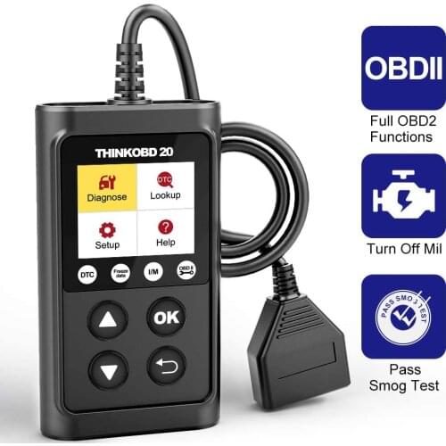 THINKCAR ThinkOBD 20 Car Diagnostic Tool OBD2 Automotive Scanner Engine Light Check DTC Lookup Obdii Code Reader PK ELM327 v1.5