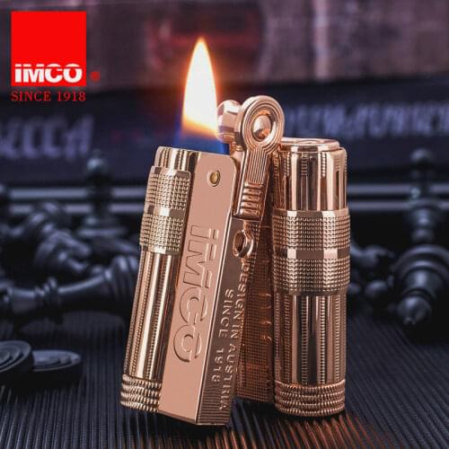 IMCO Kerosene Lighter 6700 Stainless Steel Rose Gold Retro Classic Personality Windproof old-fashioned Lighter