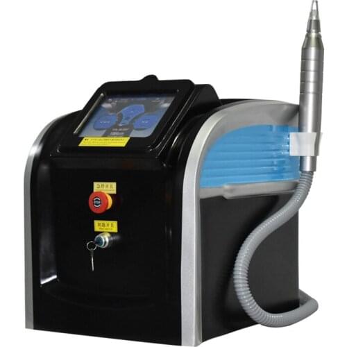 Portable picosend laser tatoo removal/nd yag laser machine with 1064nm/532nm/1320nm honeycomb 755nm