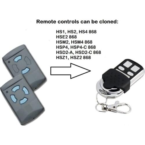 4 channel HSM2, HSM4 replacement 868mhz remote control