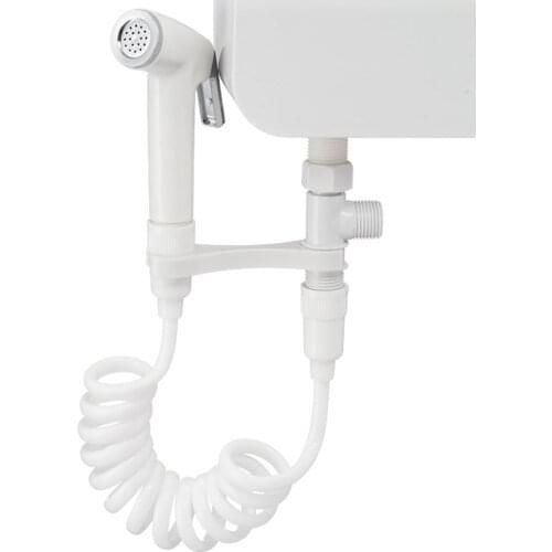 Handheld Toilet Bidet Sprayer Set Kit Plastic Bidet Shower Head Faucet Sprayer Gun Retractable Hose Self Cleaning Dropshipping