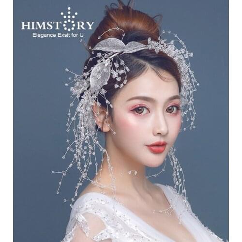 Wedding Tiaras for Brides Gold Crystal Hair Accessories Bridal Head Jewellery for Women Princess Crown Handmade Jewelry Headband