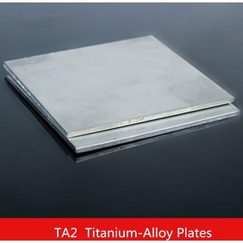 Ultra-Thin Titanium-Alloy Plate 100mm*100mm*1mm TA2 Titanium Sheet Free Shipping Sell at a Loss DIY Plate customized service