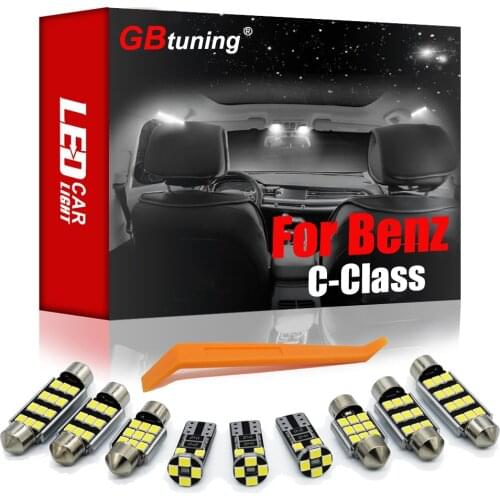 Canbus LED For Mercedes Benz C class W202 W203 W204 W205 S202 S203 S204 S205 CL203 C204 C205 Vehicle Lamp Interior Light Kit