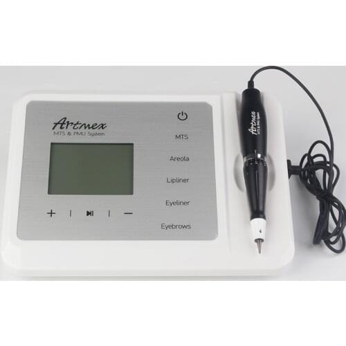 Artmex V8 Tattoo Machine Rotary Pen Permanent Makeup Eyebrow Lip MTS PMU System Digital Microblading Kit