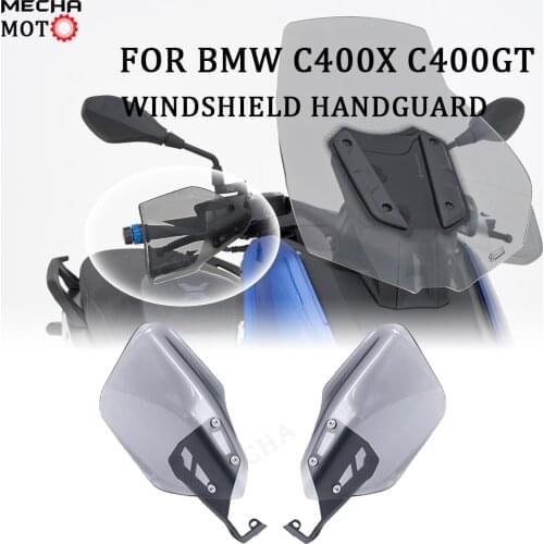 Handguard Windshield For BMW C400X C400GT 2018-2020 C400 C GT Motorcycle Hand Guard Shield Protector abs plastic WindproofC 400