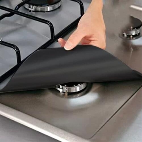 1/4PC Stove Protector Cover Liner Gas Stove Protector Gas Stove Stovetop Burner Protector Kitchen Accessories Mat Cooker Cover