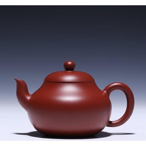 2195 pear shaped pot 350Cc authentic Yixing teapot wholesale handmade Dahongpao red clay