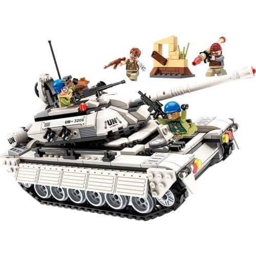 430PCS Enlightenment 3206 Thunder Mission Tank Corps Attack Boy Military Series Assembled Building Block Toy Gift