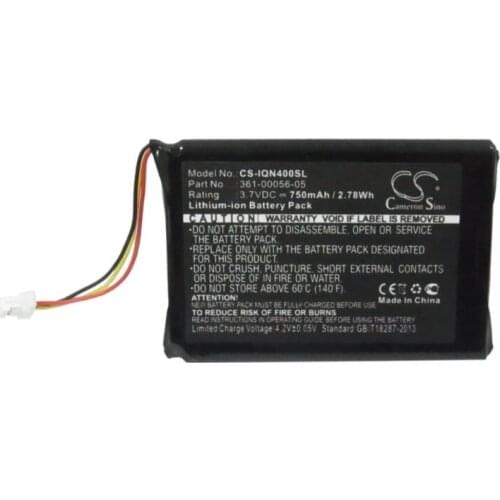 Cameron Sino 750mAh battery for GARMIN Nuvi 40 40LM 52 52LM 56LMT 66LM 68LMT 361-00056-05 361-00056-11 GPS, Navigator Battery
