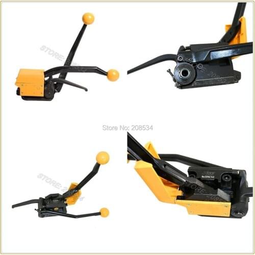 Free Shipping! High Quality! A333 Manual Sealless Steel Strapping Tools/Steel Strapping Bander for 13-19mm steel strap