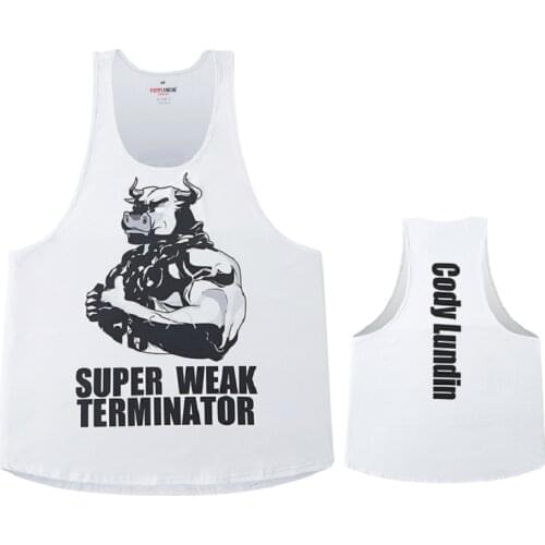 Cody Lundin Digital Ptinting Sleeveless Sweatshirt Mens Running Fitness Breathable Tank Tops