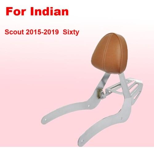For Indian Scout 2015-2019 Sixty Rear Passenger Sissy Bar electroplate Backrest Luggage Rack Motorcycle modification accessories