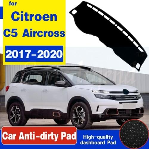 For Citroen C5 Aircross 2017 2018 2019 2020 Anti-Slip Mat Dashboard Cover Pad Sunshade Dashmat Car Accessories Rug C5-Aircross