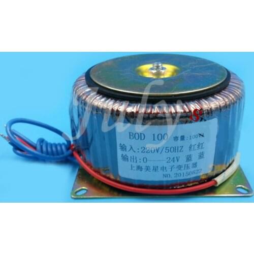 DOB-100 Toroidal Transformer 100W 220V to 24V 4.2A, all copper enameled wire High-quality DOB core, power amplifier transformer