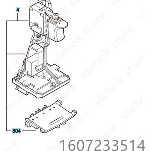 Electronics Module Switch for BOSCH GSR14.4VE-2-LI GSB4.4VE-2-LI 1607233514 Cordless Drill Cordl Perc Screwdr Driver