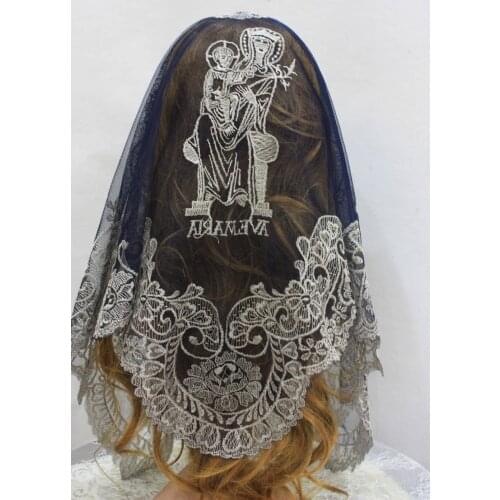 Spanish Lace Mantilla Infinity Veil Mass Lace Cover UP Bridesmaids Catholic Chapel Mantilla scarves