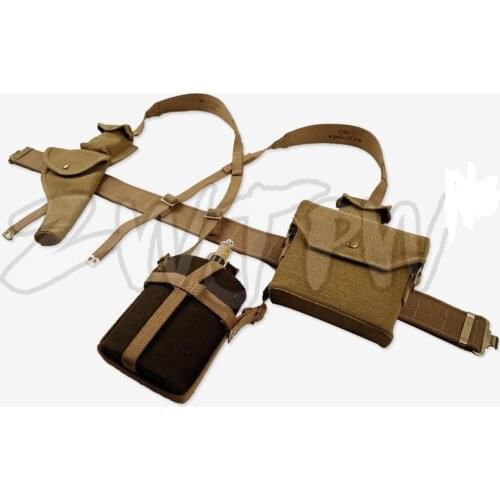 WW2 BRITISH ARMY P37 OFFICER EQUIPMENT COMBINATION HOSTER BELT STRAP CANTEEN MILITARY SOLDIER COMBINATION
