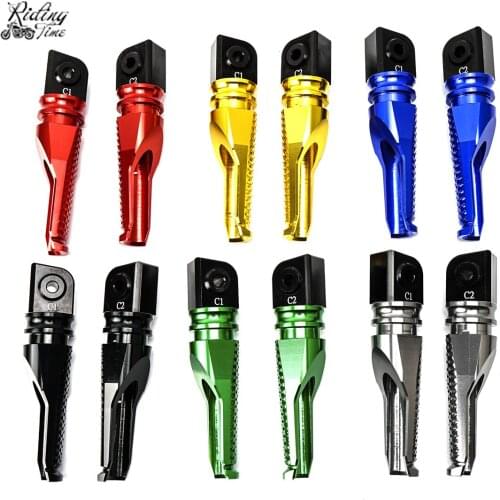 Motorcycle Rear Foot Pegs Footrest For Suzuki GSXR600 750 1000 1300 GSR600 750 GSF1250 650 Bandit GSXS100 GSX1300 B-King SFV650