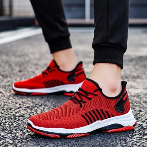 Outdoor Rubber Sole Mens Sneakers Mens Running Trainers Red Sports Shoes Sport Men Kids Trainers Tennis Original Jogging B-857