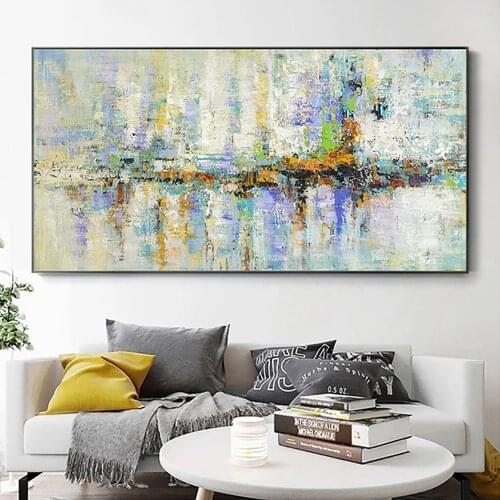 Modern Wall Art Abstract Oil Painting On Canvas Handmade mural Thick Texture picture Large Salon Home Paintings For Interior
