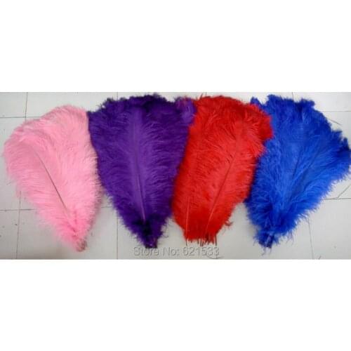 NEW!50pcs/lot!20-22inch perfect Ostrich feathers for Wedding,Table Centerpieces,Home Decor, Pink Purple Red Royal Blue