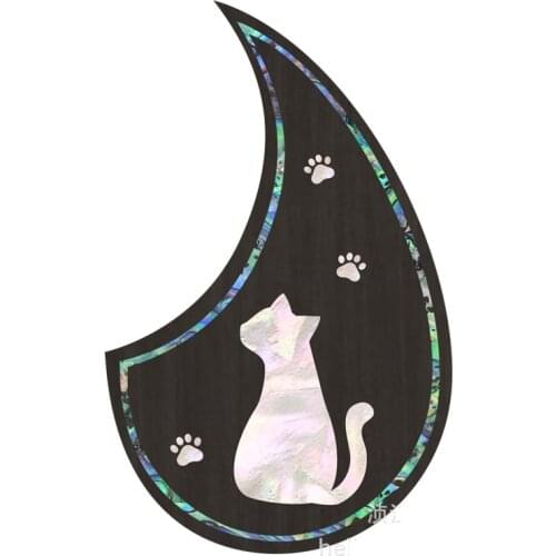 Professional Guitar Pickguard Folk Acoustic Self-adhesive Pick Guard Sticker Scratch Plate Guitar Accessories Drop Bird Shaped