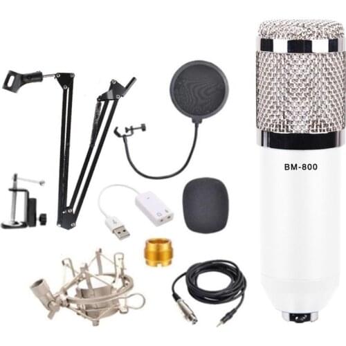 BM 800 Microphone Professional BM800 Microfone Condenser Microphone for PC YouTube Podcast Game Recording TikTok DJ