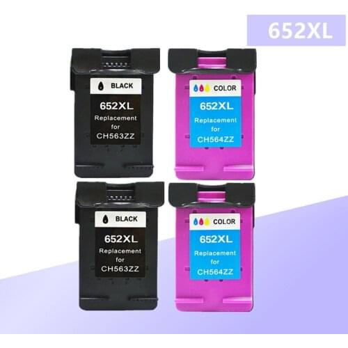 Compatible 652XL ink cartridge for hp652 for HP 652 XL for HP Deskjet 1115 1118 2135 2136 2138 3635 3636 3835 4535 Printer
