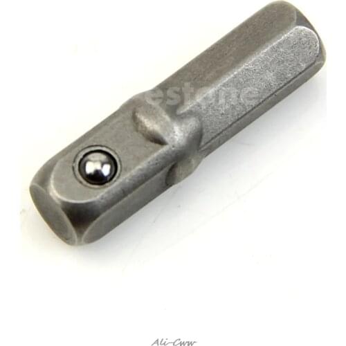 Hex Power Drill Bit Driver Socket Bar Wrench Adapter Extension 1/4" 25mm