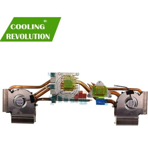 Laptop Heatsink Cpu Cooling Fan For MSI GE63VR GE73VR E322500191A0200H19000043 E322500220A0200H12000033 PAAD060105SL N383 N384