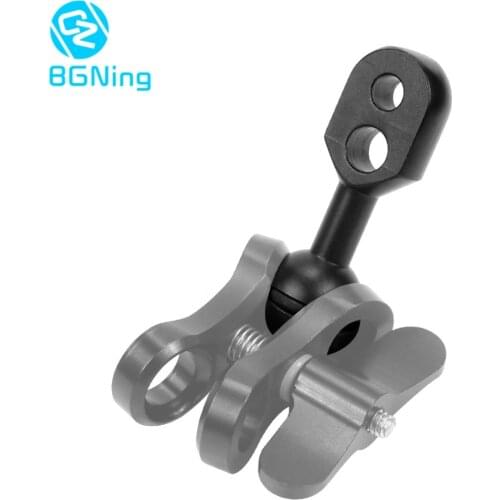 1" 1 inch Ball to YS Head Clip Arm for Gopro Action Video Camera Light Diving Ball Head Butterfly Clip Adapter Mount Accessories