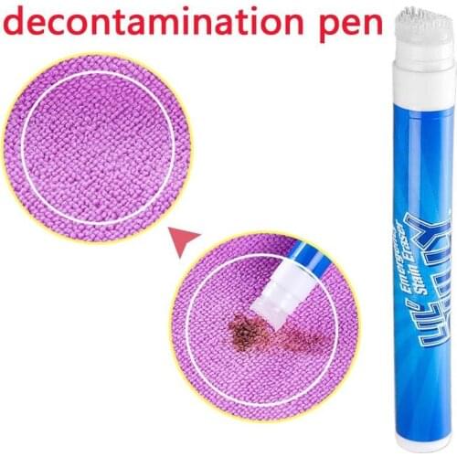 1pc Decontamination Stick To Stain Pen Multi-functional Dry Cleaning Emergency Pen Stain Removal Decontamination Cleaner
