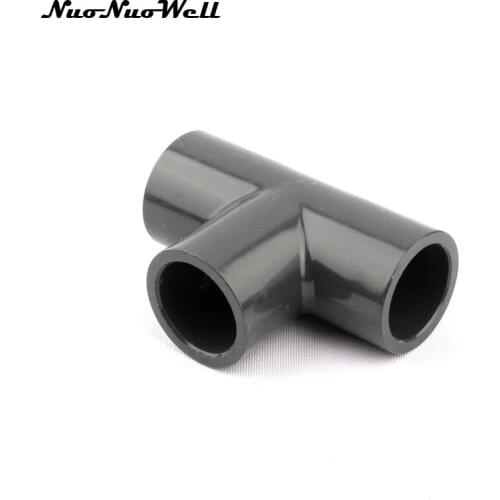 1pcs NuoNuowell ANSI Plastic 3/4" Pipe Equal Tee Connector Garden Irrigation Fittings Aquarium Supplies Water Tank Adapter