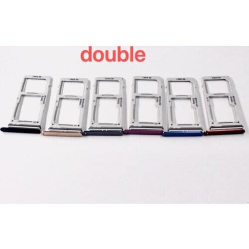 10PCS/Lot SIM Card Tray Slot Holder for Samsung Galaxy S9 G960 G960F G960FD/S9 Plus G965 G965F G965U