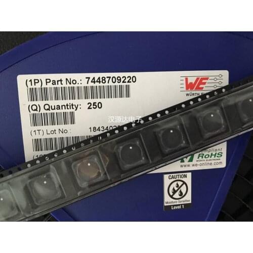 100% New and original 7448709220 2X22UH 5A 80V 10MHZ 12x12x10MM WE 50VWinding resistance
