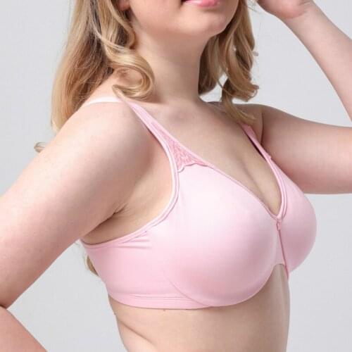 2018 Plus size thin bra for women biggest C D E F cup bra large size lingerie push up breathable healthy brassiere underwear