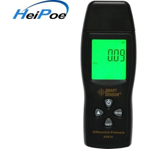 Digital Manometer air pressure gauge Differential Pressure Meter 0-100 hPa/0-45.15 in H2O