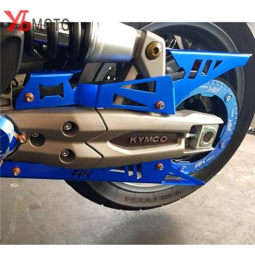 CNC Aluminium Motorcycle Accessories Chain Guard Chain Belt Cover Protector Gold Red Gold Blue for KYMCO AK550 AK 550 2017-2020