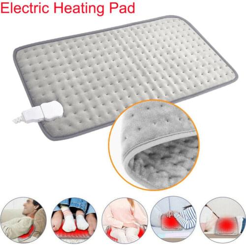 Electric Heating Pad For Shoulder Neck Back Spine Leg Pain Relief Winter Warmer Digital Controller Temperature Adjustment60x30CM
