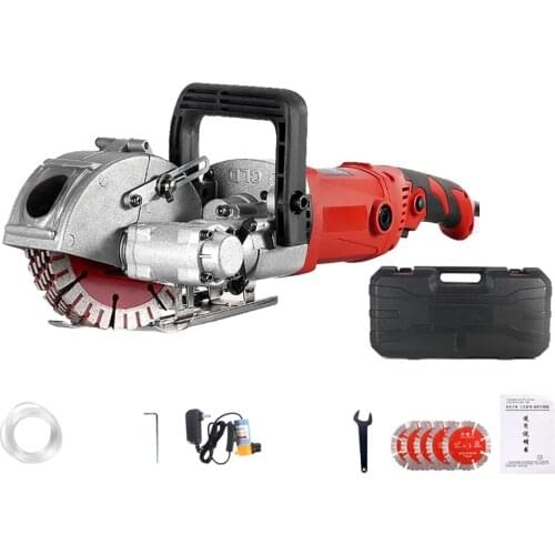 115MM Hydropower Installation Wall Cutting Machine Electric Dust-free Slotting Machine Wall Chaser Concrete Cutter 220V 4500W