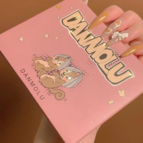 9 Color DANMOLU Scratch Mouse Eyeshadow Palette Ins Girl Cute Peanut Eyeshadow Multi-purpose Natural Waterproof Eye Makeup TSLM1