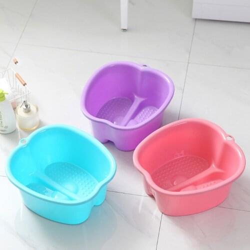 Plastic Large Foot Bath Spa Tub Basin Bucket for Soaking Feet Detox Pedicure Massage Portable Reduce Pressure