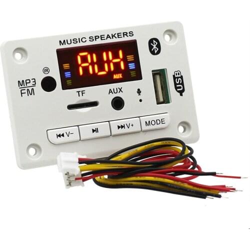 SOTAMIA 12V Amplifier Bluetooth MP3 Decoder Board 2x25W Stereo Amplificador Decoding WMA WAV FLAC APE Support USB TF FM Record