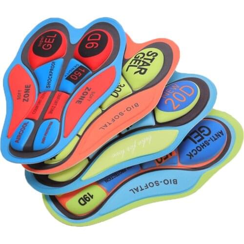 Outdoor Soft Anti-shock Padded Cushion Gel Seat Pad for Cycling Shorts Unisex Bicycle Road Bike Shorts Underwear Cyclists Tights